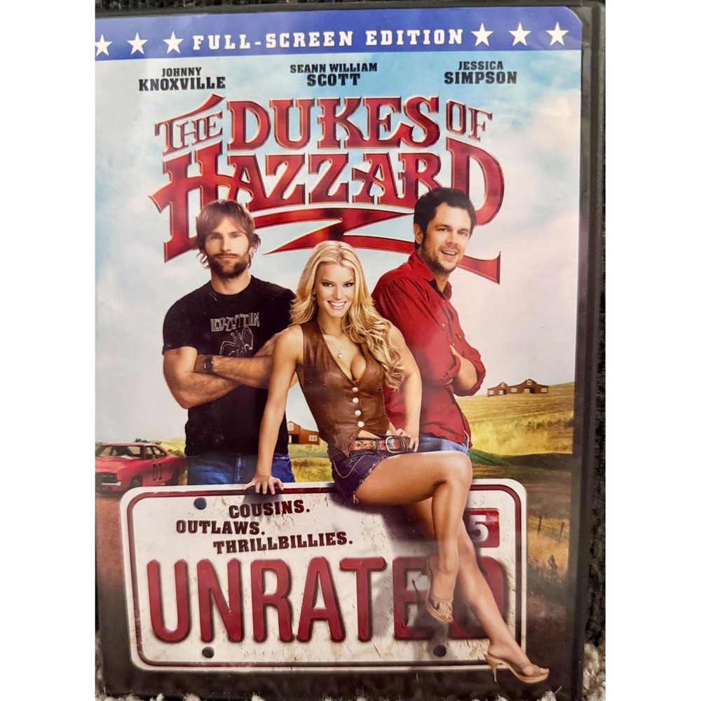 Warner Bros The Dukes of Hazzard DVD Excellent Unrated FS